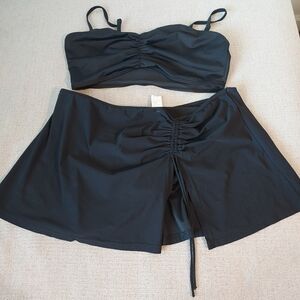 Profile by gottex tutti frutti slit swim skirt and Balera top two-piece swimwear